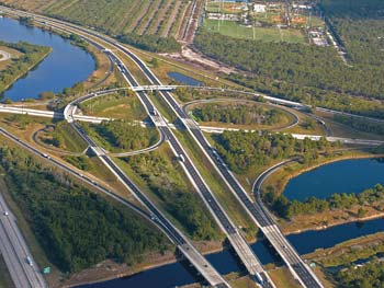 Vecellio & Grogan built 13 bridges for the I-95 Interchange at Jupiter, Fla., under a $20 million contract in the 1980s. Years later, Ranger Construction won the contract for resurfacing that leg of the Interstate, including the interchange.