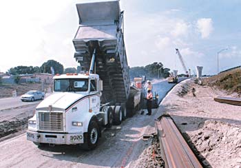 Ranger Construction provided paving services for a $105 million interchange project directly connecting I-95 with Palm Beach International Airport in West Palm Beach, Fla.