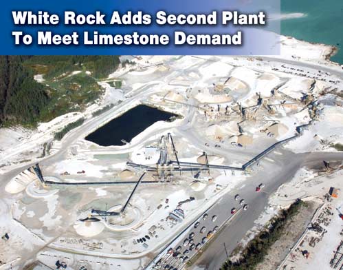 White Rock Quarries Adds New Processing Plant