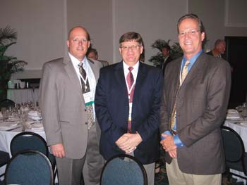 Bob Schafer, Doug Smith and Andy Jones were among the attendees at the annual convention of the American Road and Transportation Builders Association.